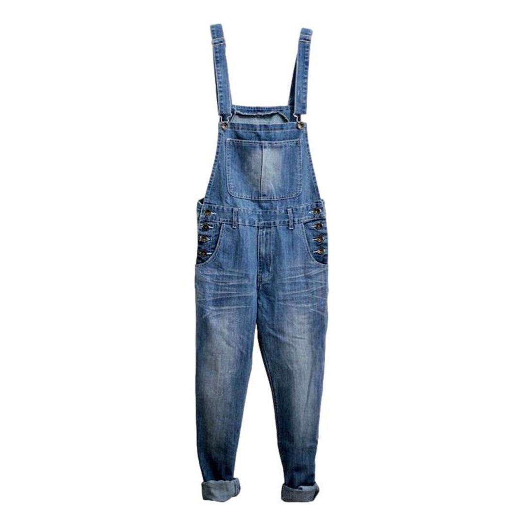 Casual men denim dungaree