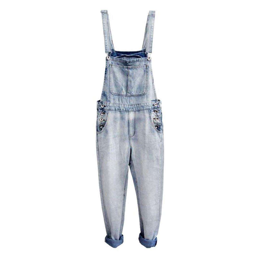 Casual men denim dungaree