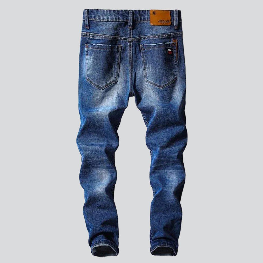 Whiskered skinny men jeans