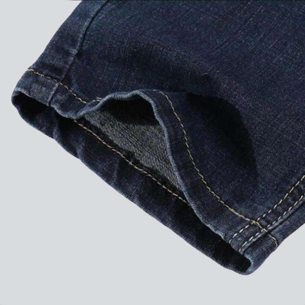 Dunkel gewaschene Sanded-Jeans für Herren