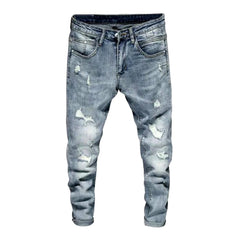 Zerrissene Röhrenjeans für Herren