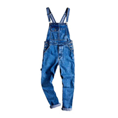 Casual denim jumpsuit for men