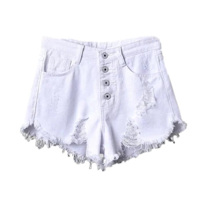 Distressed Urban Damen Jeansshorts