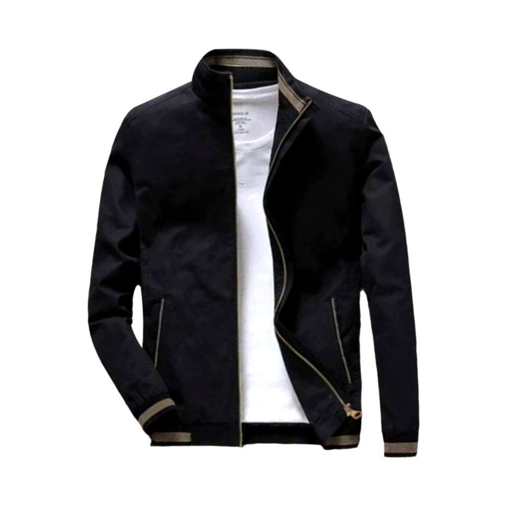 Chaqueta vaquera bomber ajustada para hombre