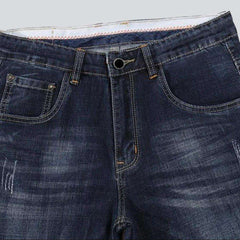 Dunkel gewaschene Sanded-Jeans für Herren