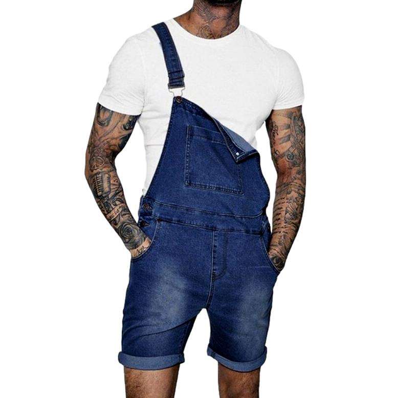 Men denim romper