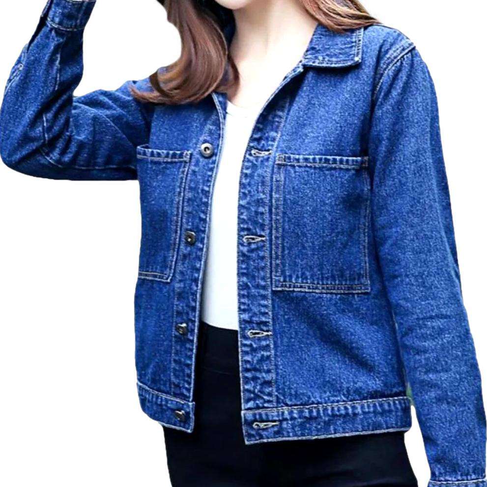 Outerwear y2k women jean jacket