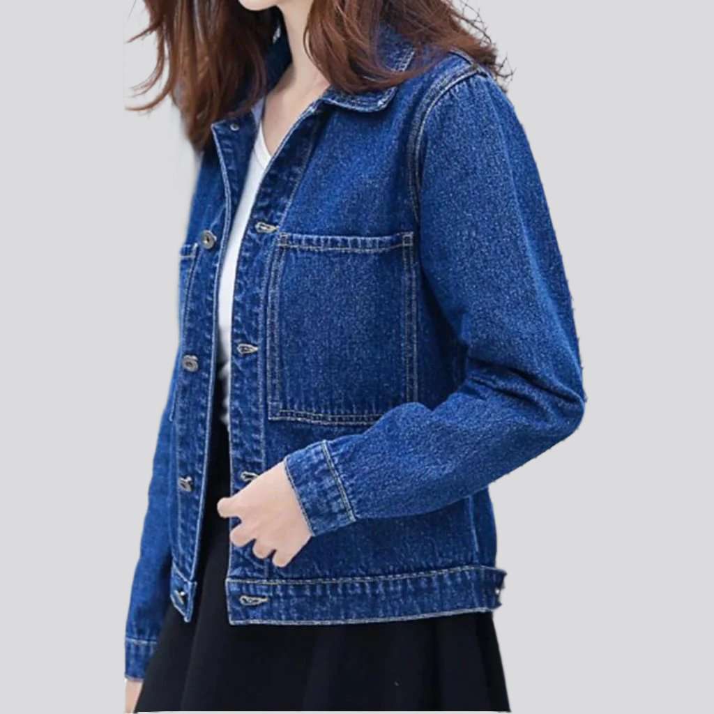 Outerwear y2k women jean jacket