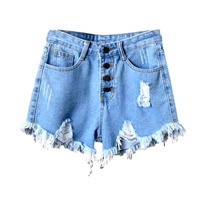 Distressed Urban Damen Jeansshorts