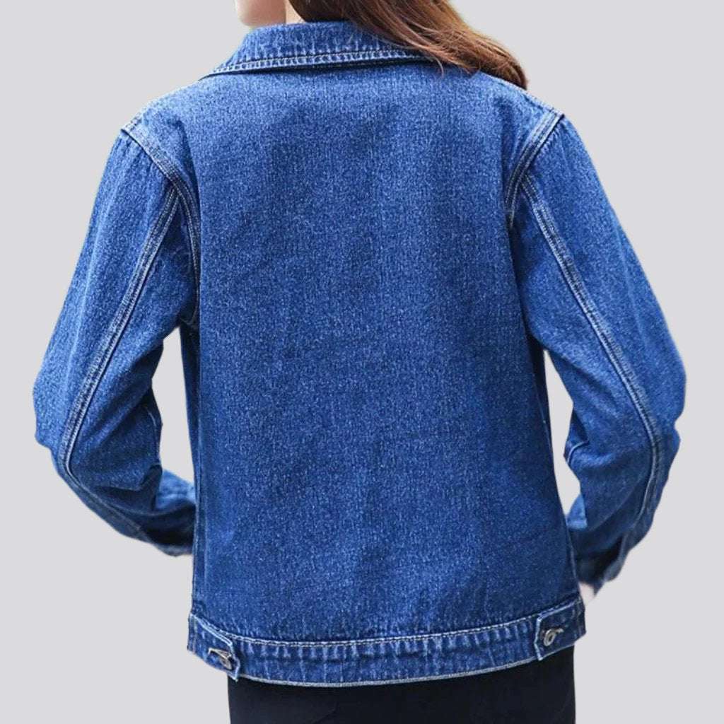 Outerwear y2k women jean jacket