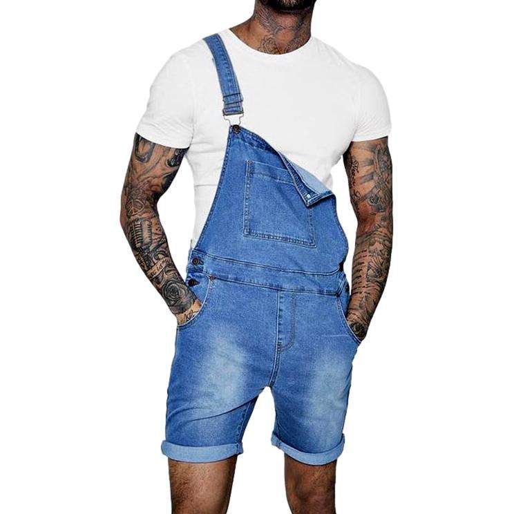 Men denim romper