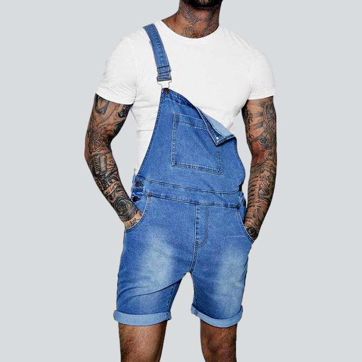 Men denim romper