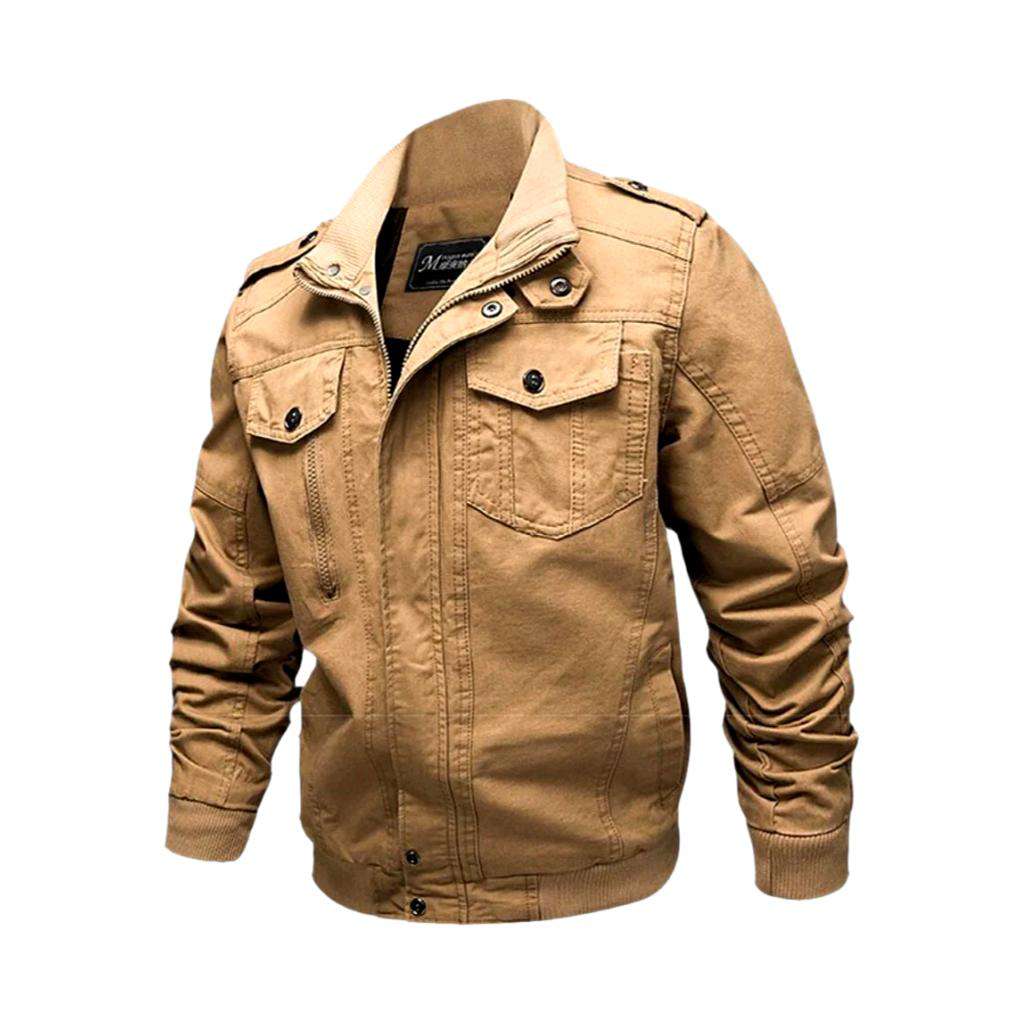 Color tactical duty jean jacket