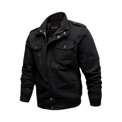 Color tactical duty jean jacket