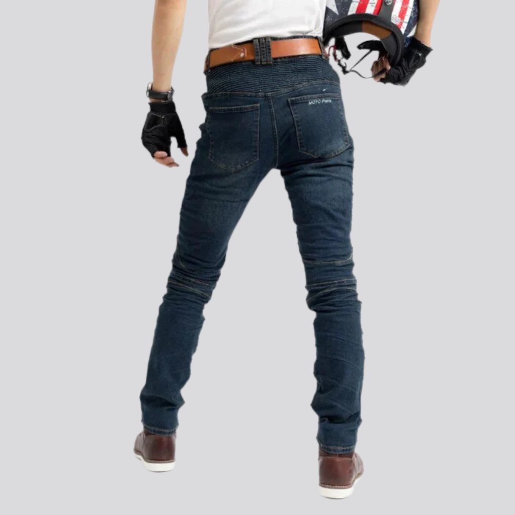 Waterproof motorcycle jeans for men