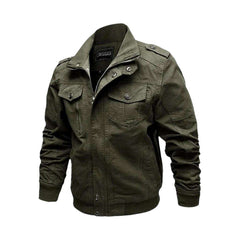 Color tactical duty jean jacket