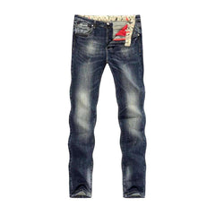 Dark retro blue men jeans