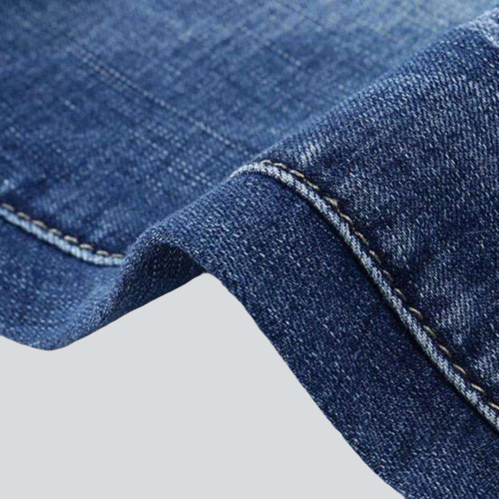 Pantalones cortos vaqueros ajustados casuales para hombre