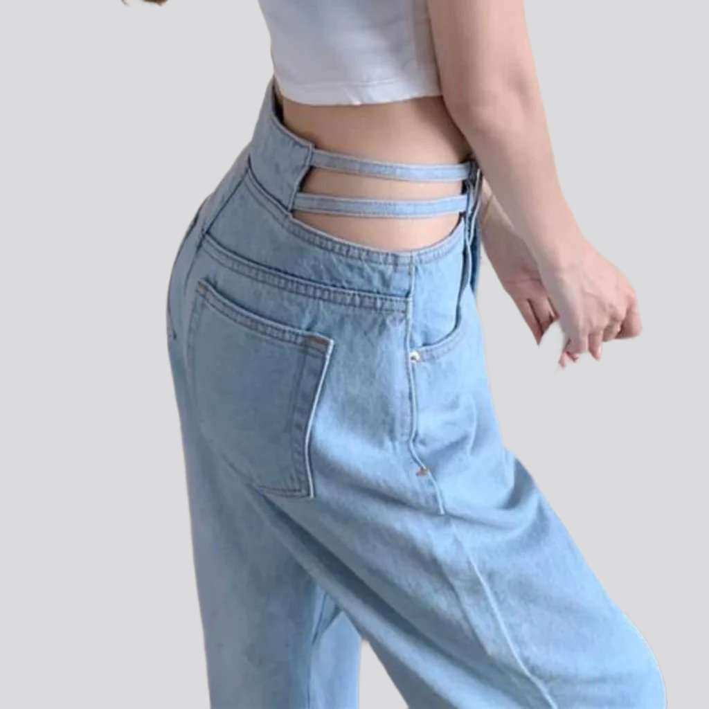 90s light wash jeans for ladies