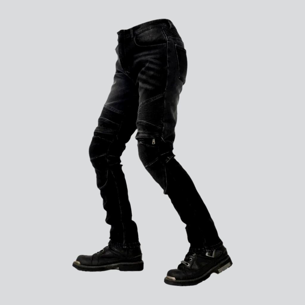 Protective men moto jeans