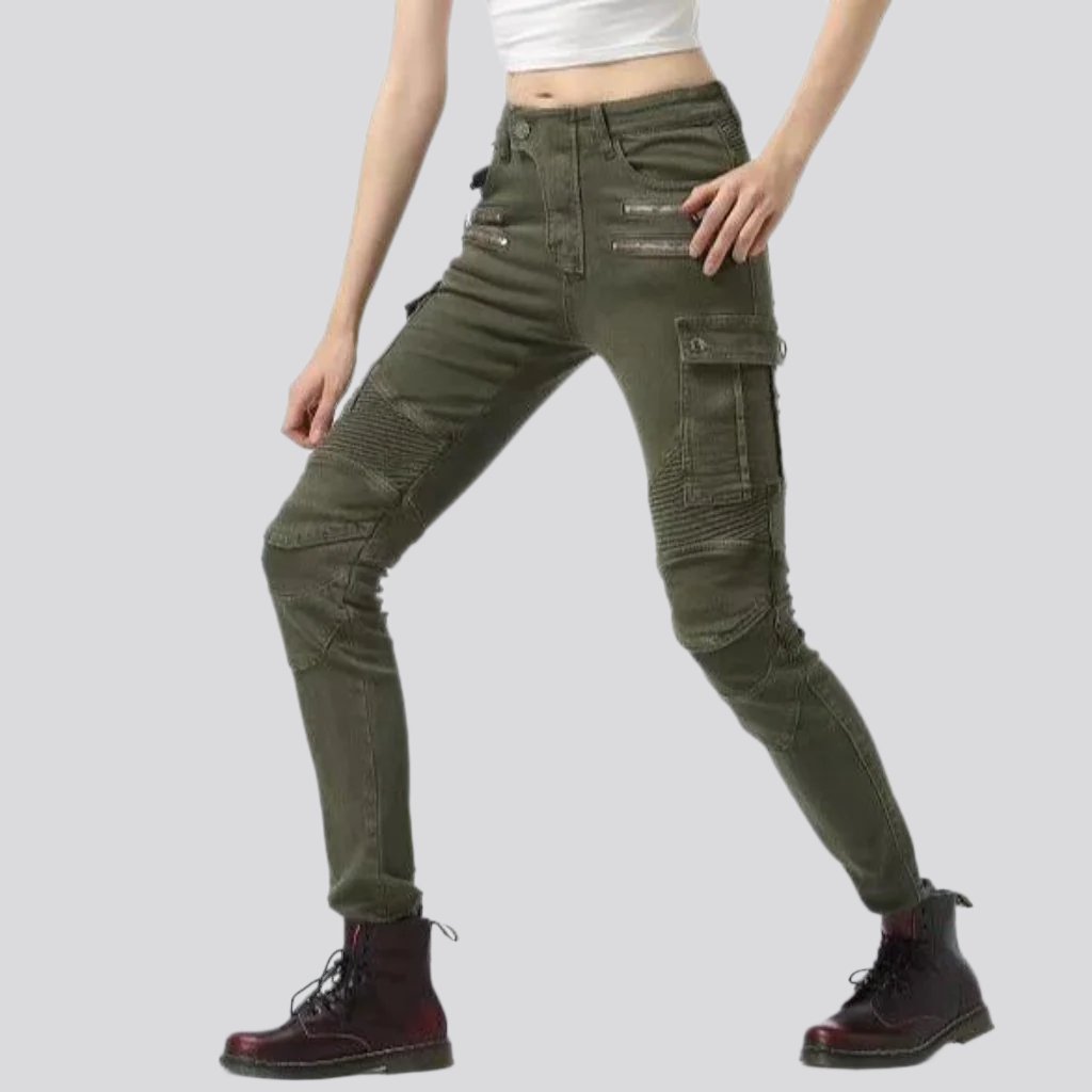 Cargo protective motorcycle jeans