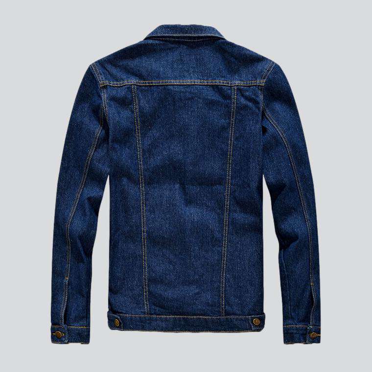 Casual slim men denim jacket