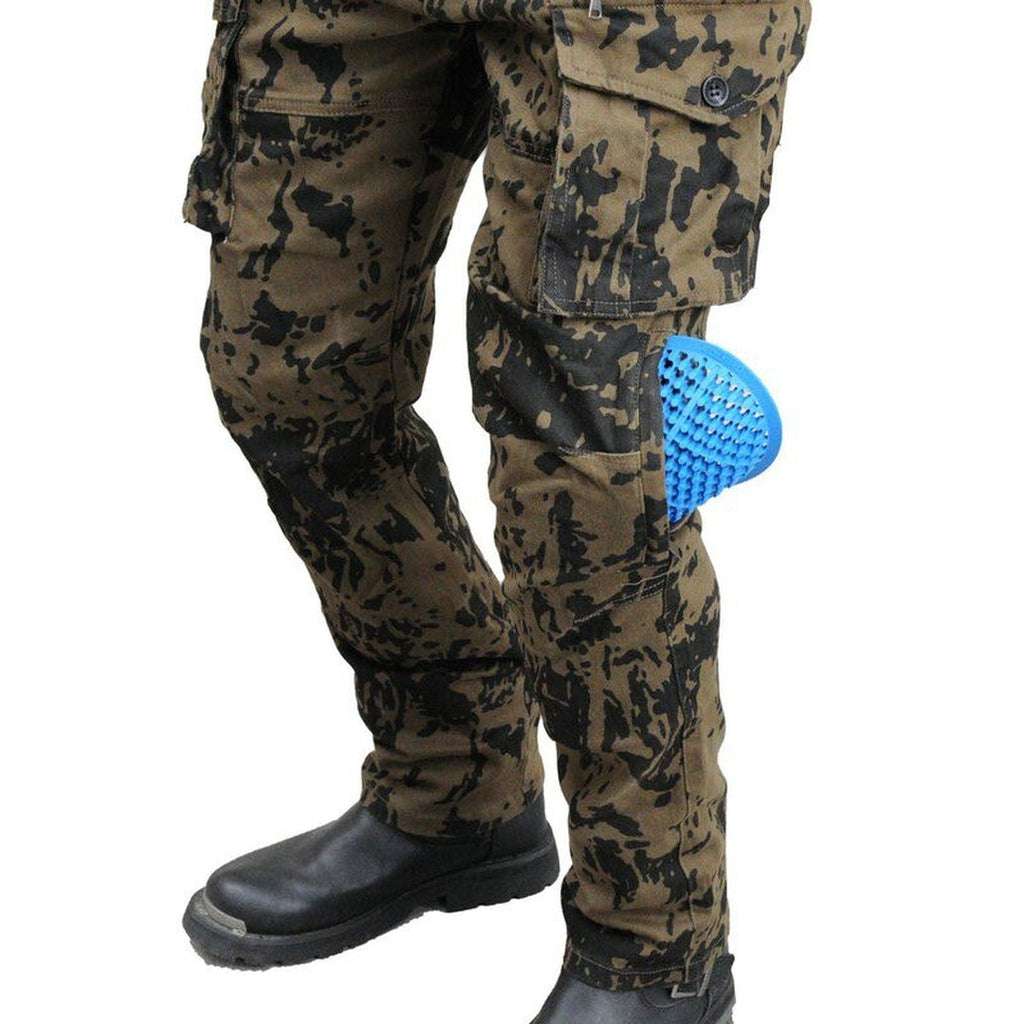 Hochwertige Camouflage-Bikerjeans