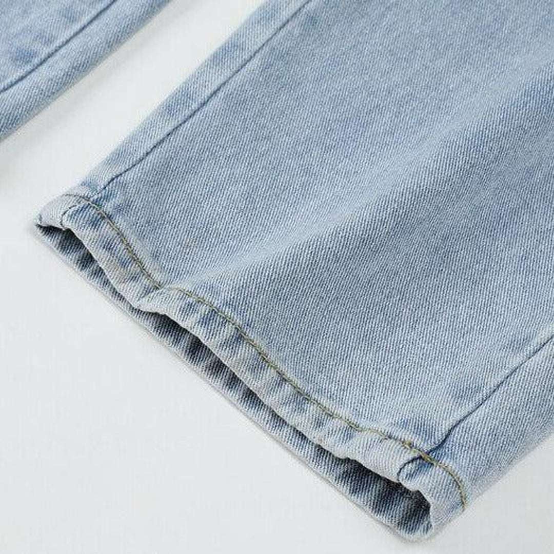 Detachable leg women baggy jeans