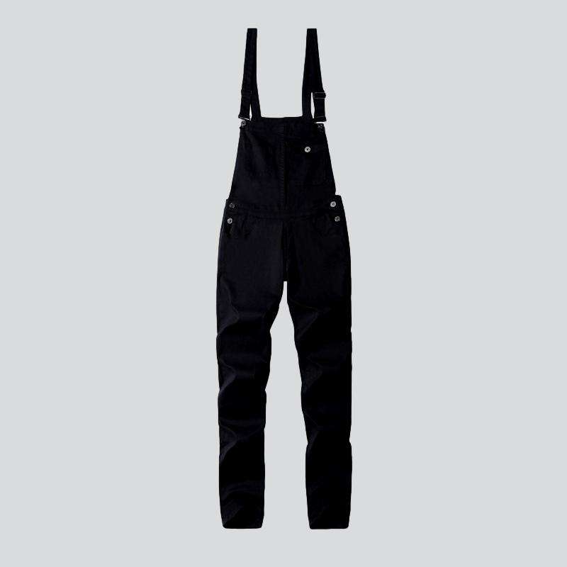 Color fashion men denim jumpsuit