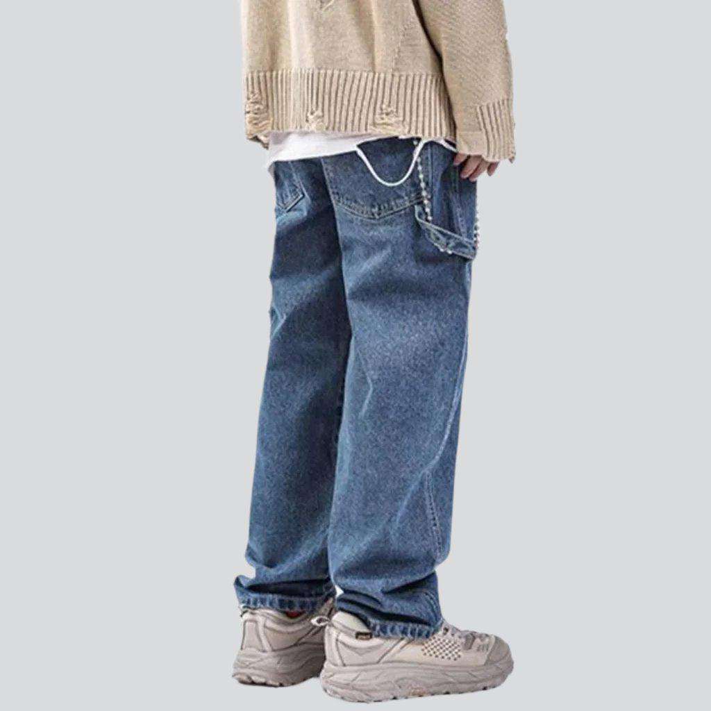 Carpenter baggy men denim pants