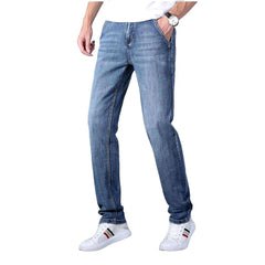 Mobile pocket slim men jeans