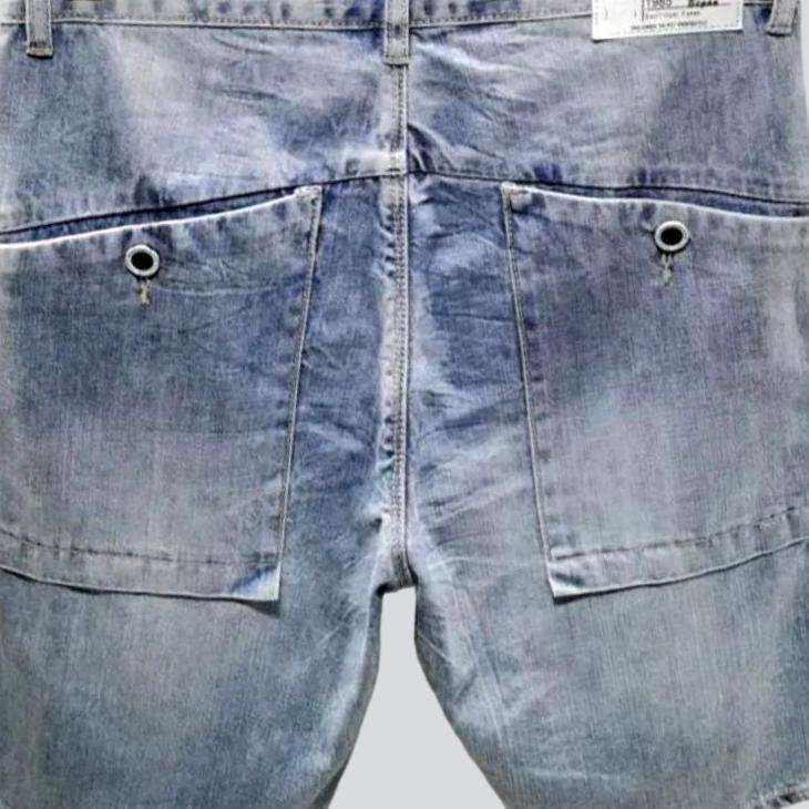 Lockere zerrissene Hip-Hop-Jeansshorts