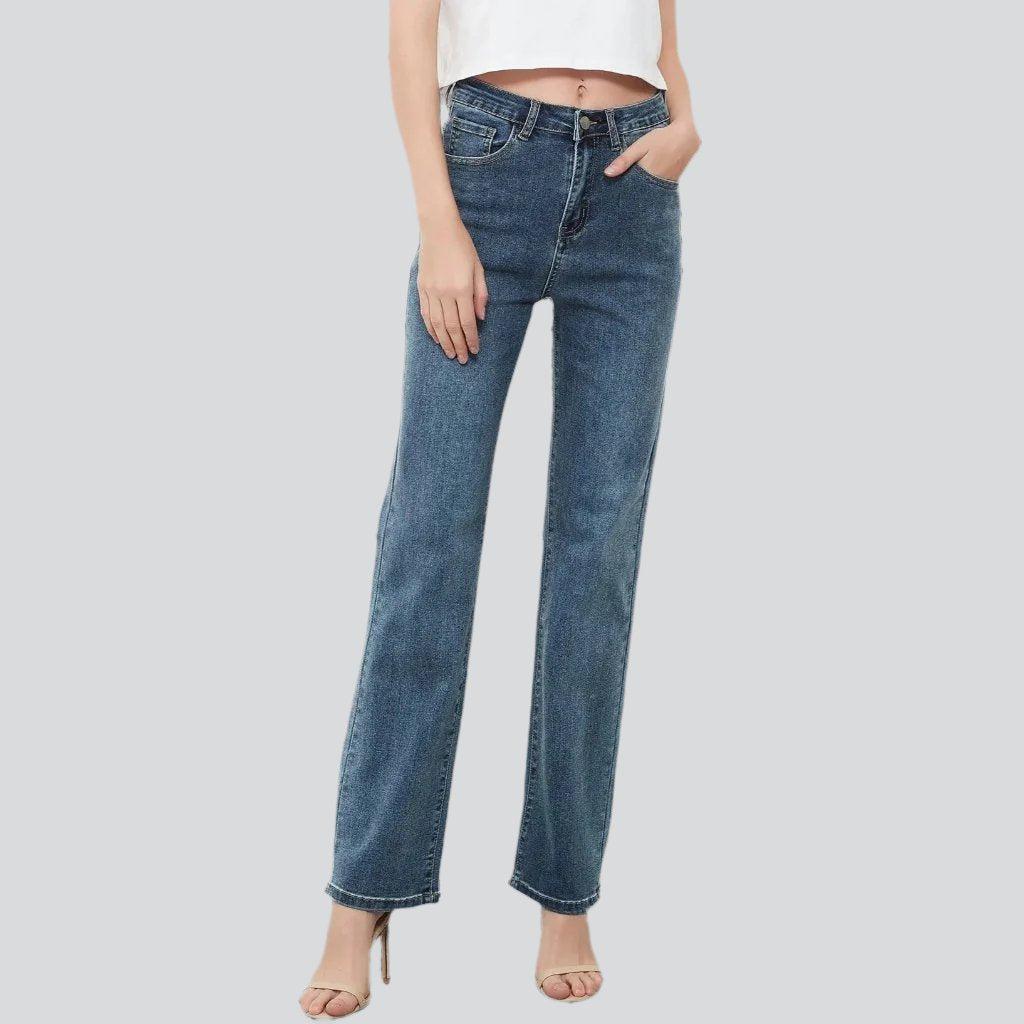 Stylish straight jeans for women