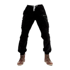 Cargo protective riding denim pants for men