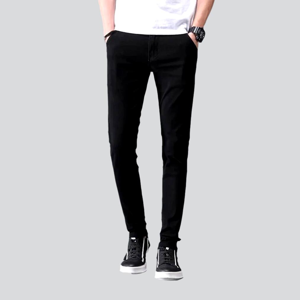 Slim men denim pants