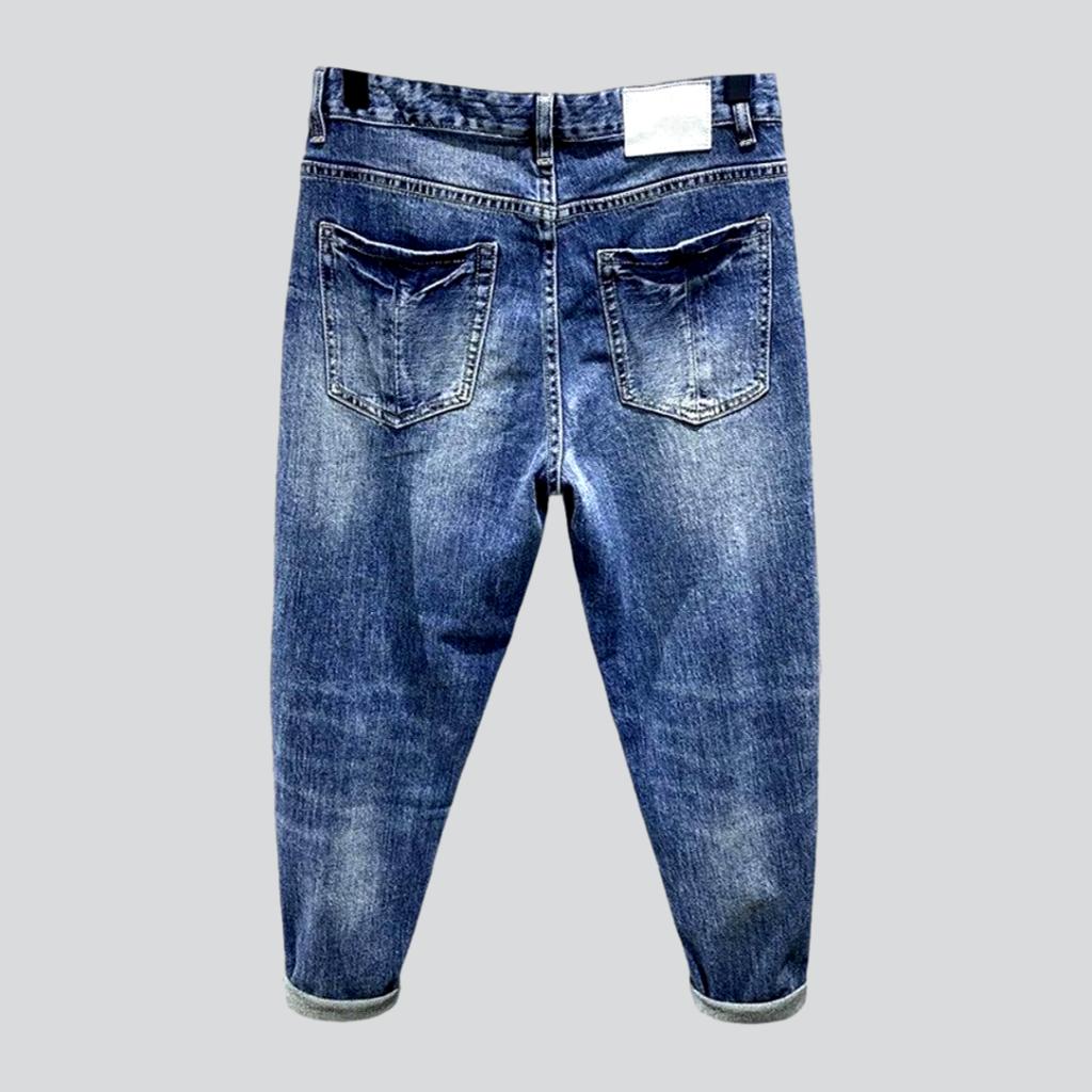 Trendy style baggy men jeans