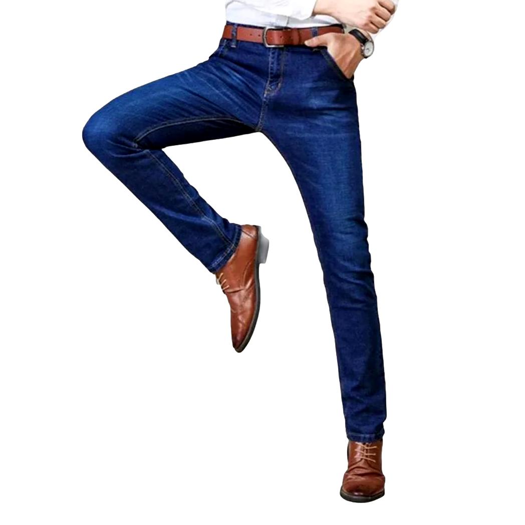 Slightly whiskered jeans for men