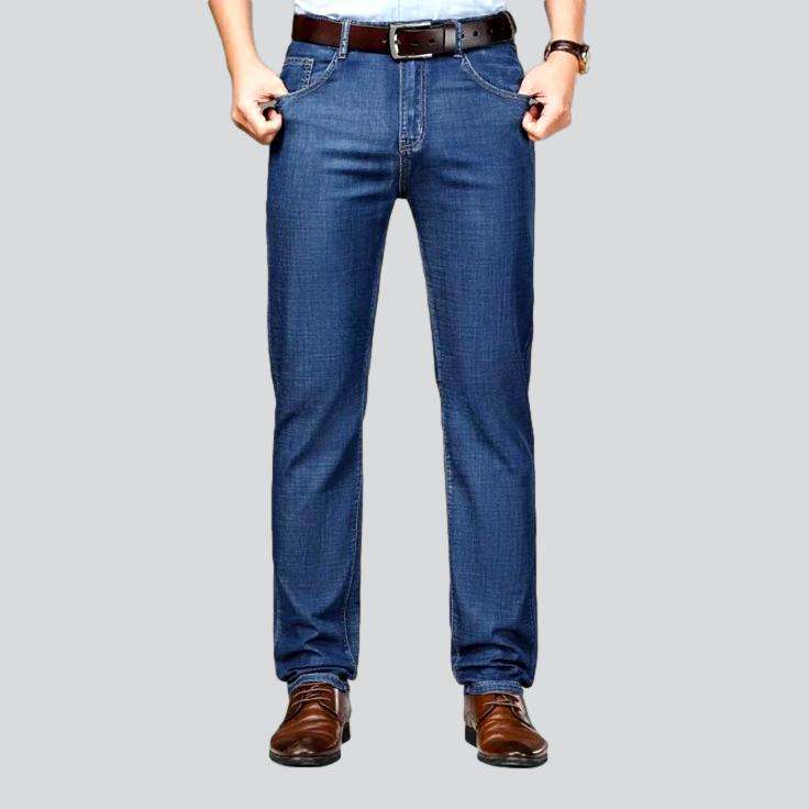 Casual high-waisted men jeans