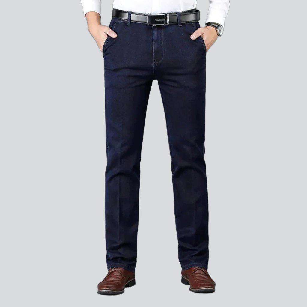 Marineblaue Business-Casual-Jeans