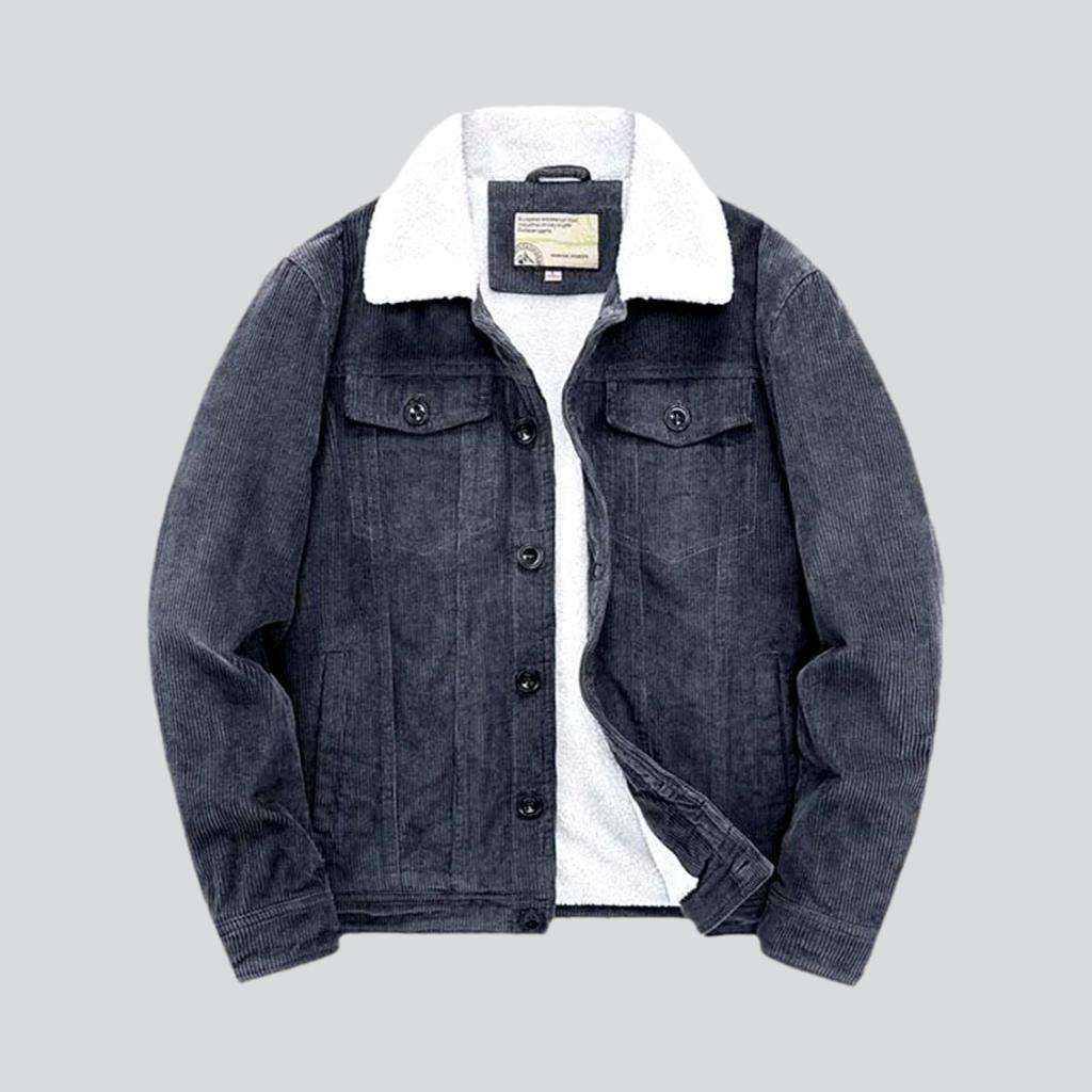 Color outwear men jeans jacket