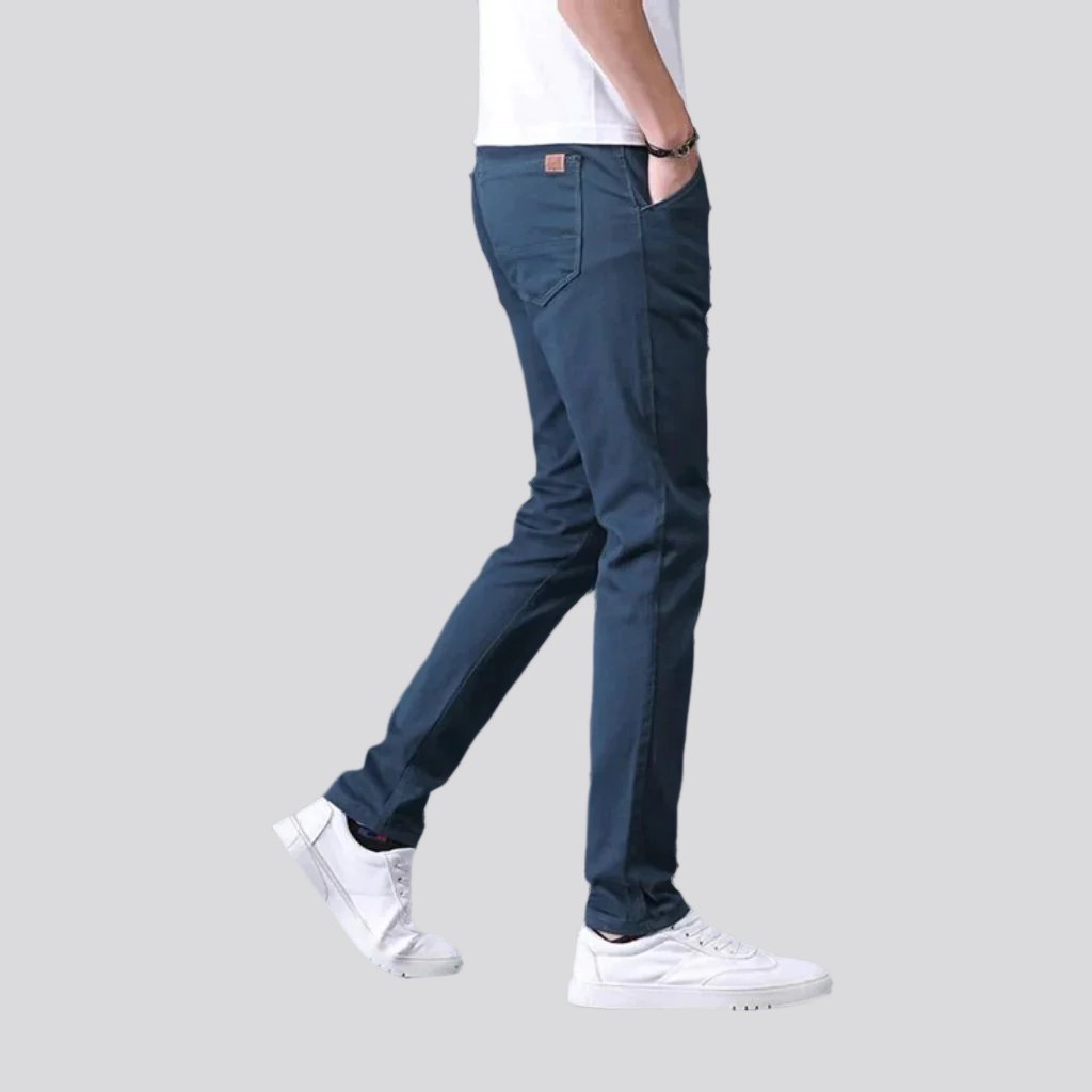 Slim men denim pants