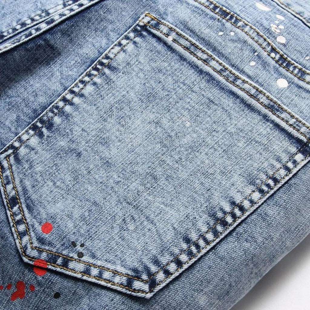 Jeans für Herren mit Dollar-Print