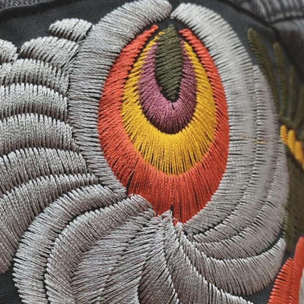 Embroidered women denim jacket