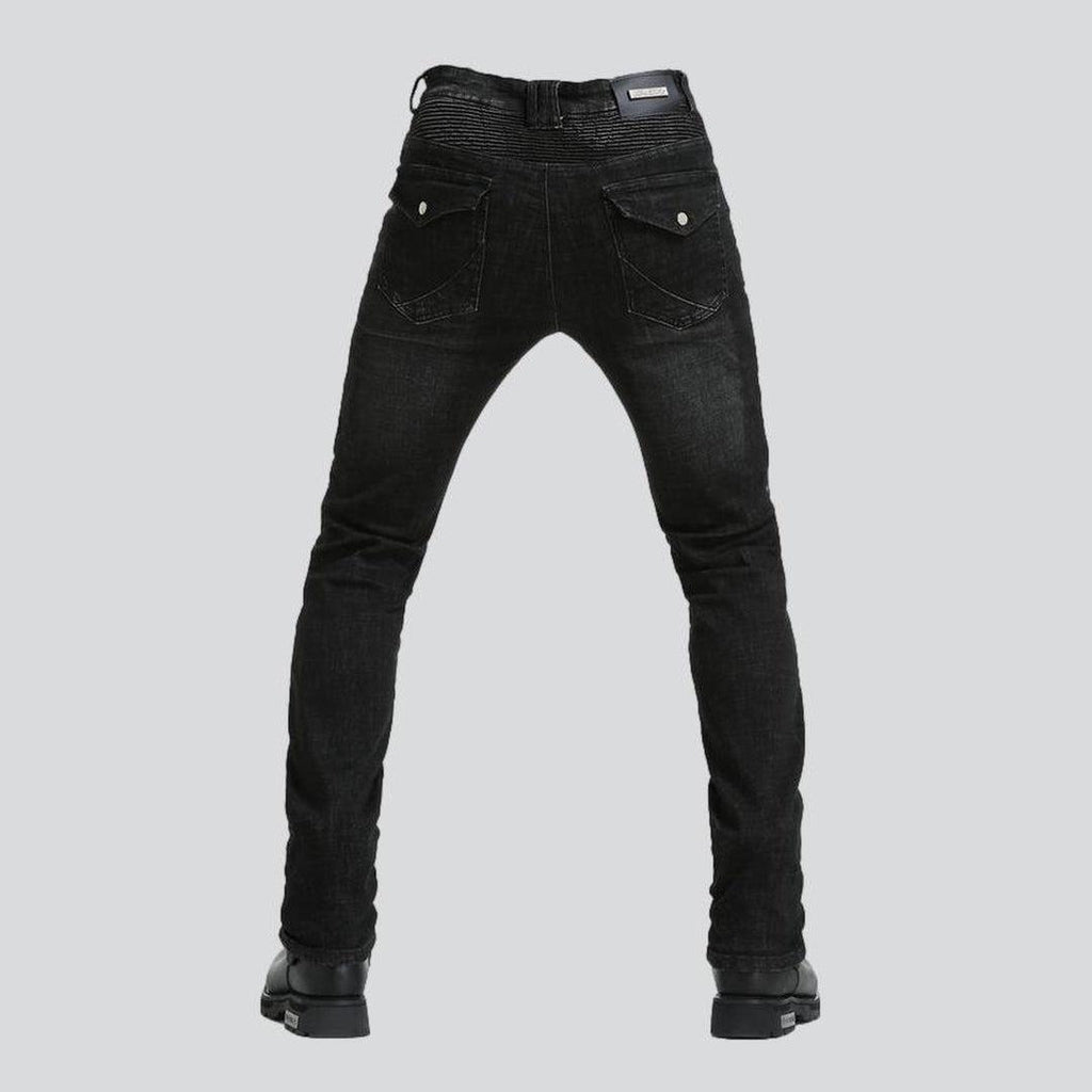 Wear resistant kevlar biker jeans