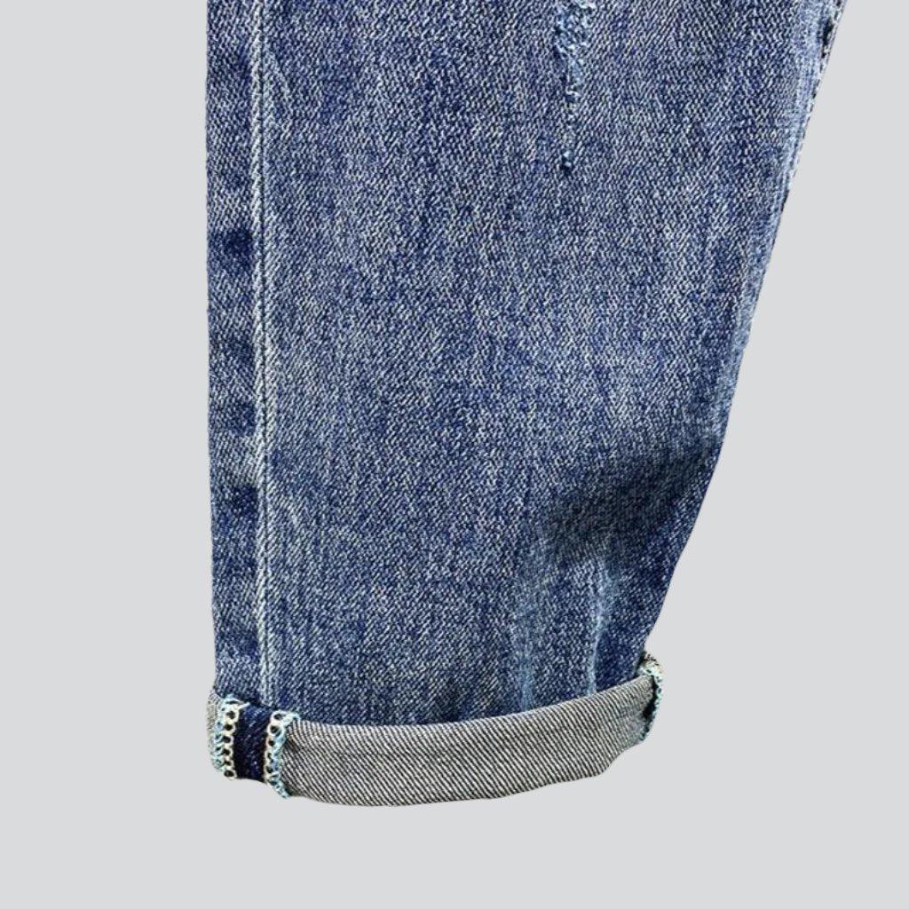 Trendy style baggy men jeans