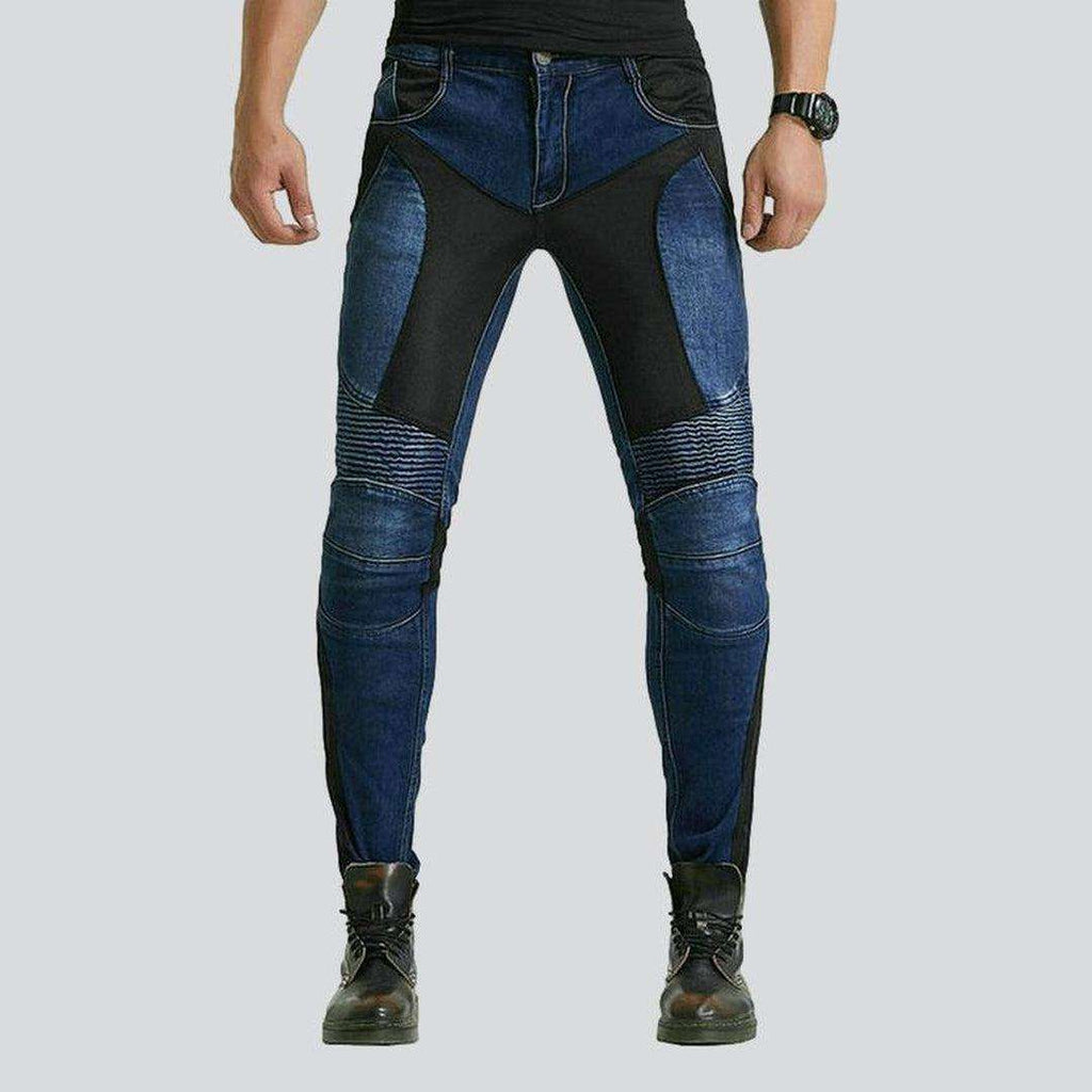 Bikerjeans mit atmungsaktivem Mesh