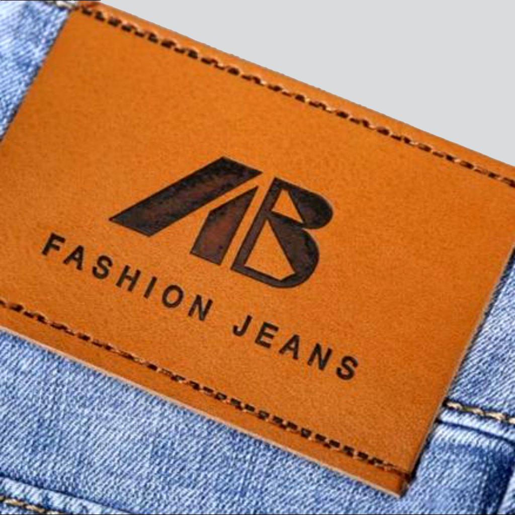 Elastische Straight-Fit-Jeans für Herren