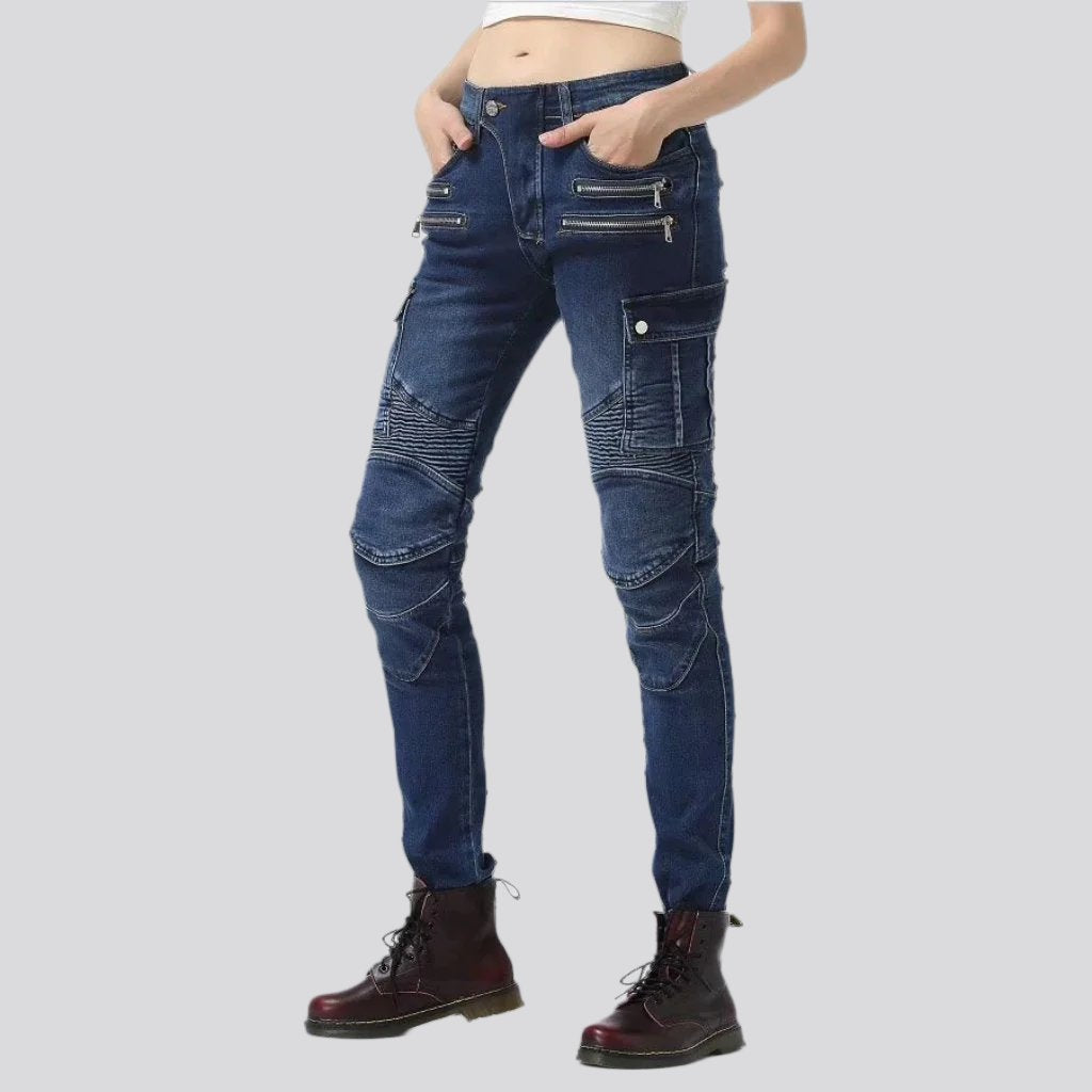 Cargo protective motorcycle jeans