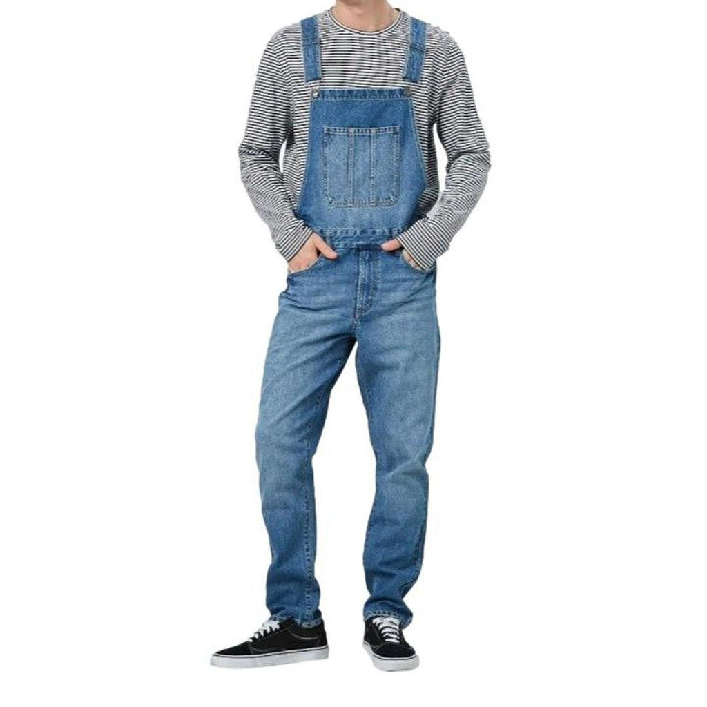 Regular men jeans bib overall