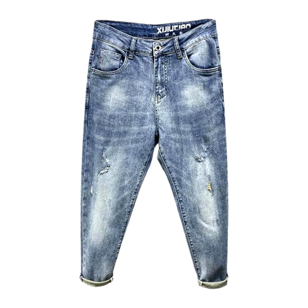 Trendy style baggy vintage jeans